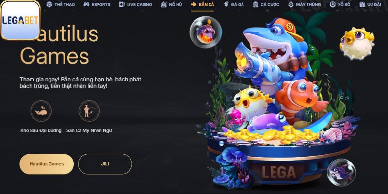 Game bắn cá với đồ họa 3D ấn tượng