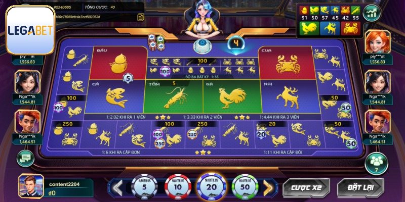 Lý do nên vì sao nên trải nghiệm bầu cua Legabet