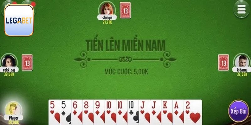 Tham gia chơi tiến lên Legabet linh hoạt