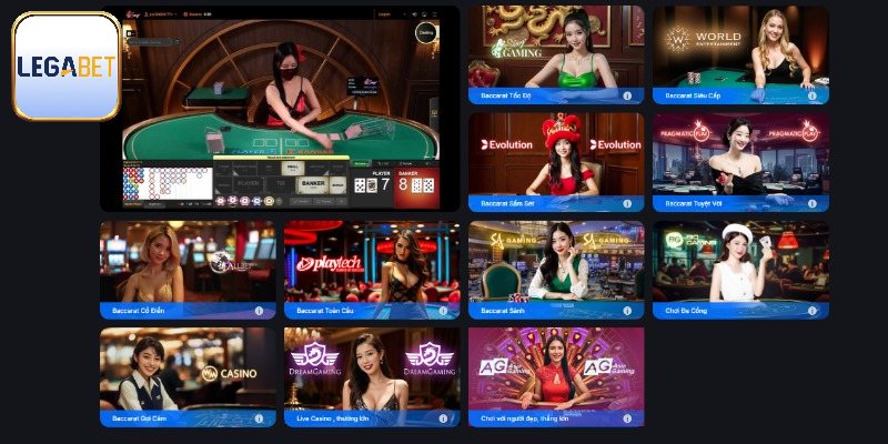 Ưu điểm vượt trội của sảnh live casino Legabet